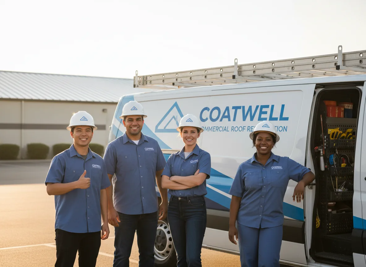 Commercial roof coating company in Perry, KS